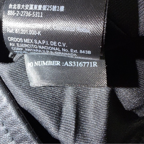 ALL SAINTS Black Balfern Leather Biker Jacket Size 4 - 23069 - Picture 8 of 9